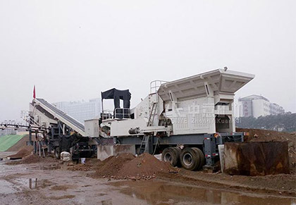 河北建筑垃圾資源化利用現(xiàn)場順利運行