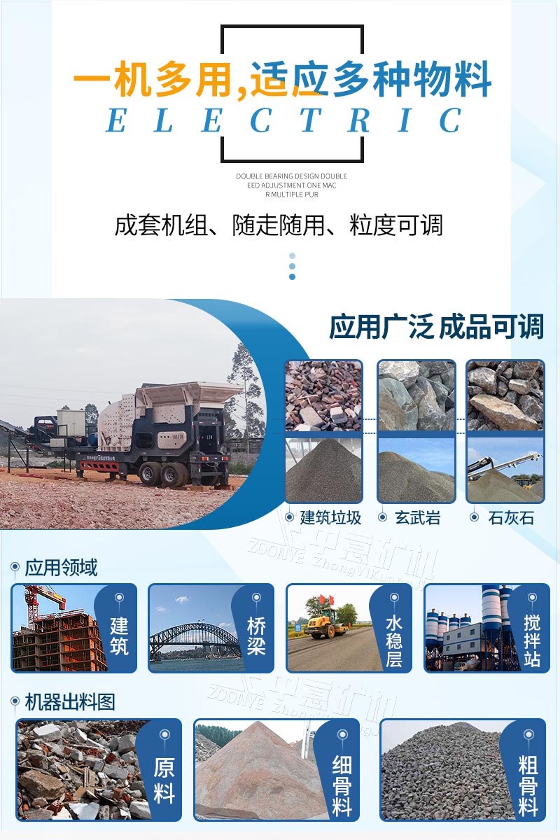 移動(dòng)破碎制砂一體機(jī)可處理多種物料.jpg