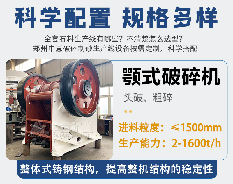 頭破、粗碎設(shè)備-顎式破碎機(jī)